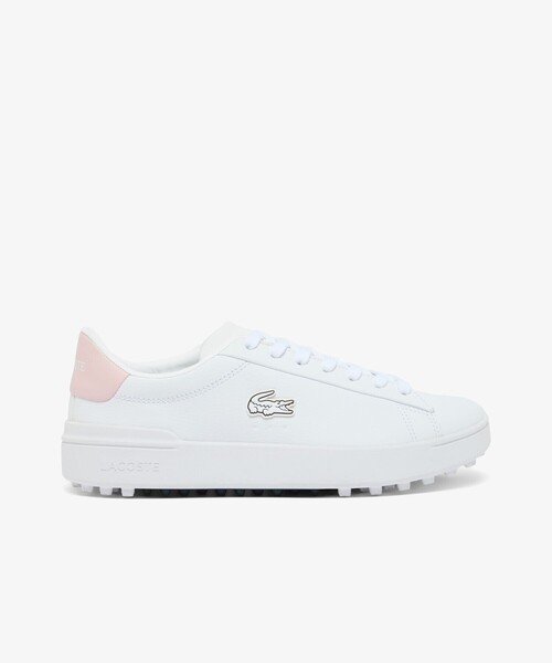 LACOSTE(ラコステ)の「レディース CARNABY GOLF 1261 SFA(スニーカー・レディース・ホワイト×ピンク・22.5cm/25.5cm/24.5cm/24.0cm/23.5cm/23.0cm)」の1枚目の写真