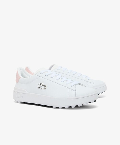LACOSTE(ラコステ)の「レディース CARNABY GOLF 1261 SFA(スニーカー・レディース・ホワイト×ピンク・22.5cm/25.5cm/24.5cm/24.0cm/23.5cm/23.0cm)」の2枚目の写真