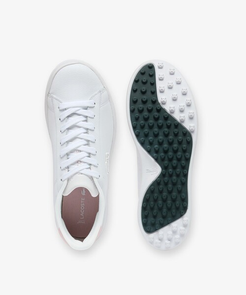 LACOSTE(ラコステ)の「レディース CARNABY GOLF 1261 SFA(スニーカー・レディース・ホワイト×ピンク・22.5cm/25.5cm/24.5cm/24.0cm/23.5cm/23.0cm)」の4枚目の写真