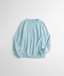 BEHEAVYER（ビヘイビアー）の「DISTRESSED REVERSEWEAVE SWEAT SHIRTS dust blue（スウェット）」
