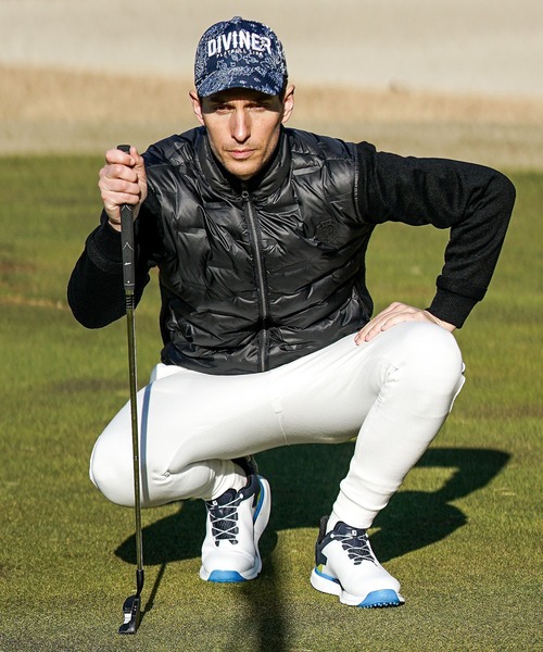 DIVINER GOLF（ディバイナー ゴルフ）の「【DIVINER GOLF】裏毛テープ使いジョガーパンツ メンズ スウェットパンツ サイドライン 春服（スウェットパンツ・メンズ・ホワイト/ブラック/杢グレー・M/L/XL/XXL）」の17枚目の写真