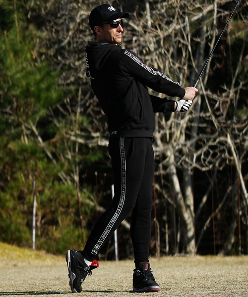 DIVINER GOLF（ディバイナー ゴルフ）の「【DIVINER GOLF】裏毛テープ使いジョガーパンツ メンズ スウェットパンツ サイドライン 春服（スウェットパンツ・メンズ・ホワイト/ブラック/杢グレー・M/L/XL/XXL）」の10枚目の写真