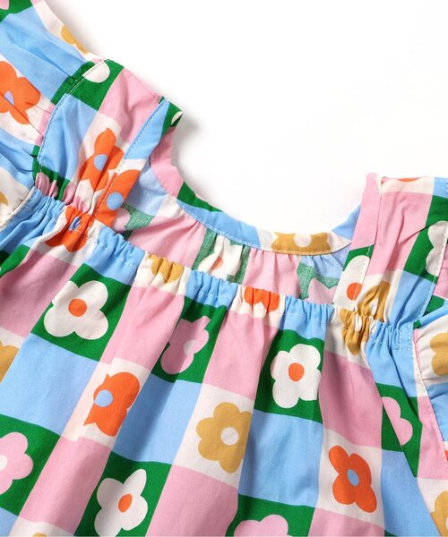 apres les cours(アプレレクール)の「【リンク/WEB限定】FUNNY総柄ワンピース(ワンピース・キッズ・サックスブルー/その他3/キナリ/ストライプ・80/90/100/110/120/130)」の18枚目の写真