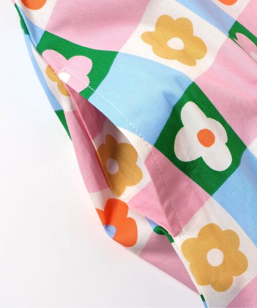 apres les cours(アプレレクール)の「【リンク/WEB限定】FUNNY総柄ワンピース(ワンピース・キッズ・サックスブルー/その他3/キナリ/ストライプ・80/90/100/110/120/130)」の20枚目の写真