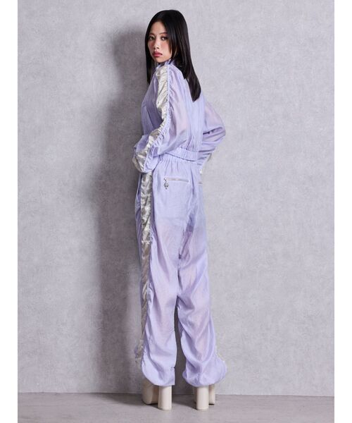 GYDA（ジェイダ）の「sacred edge cross shinyショートブルゾン（ブルゾン・レディース・パープル/ブラック/アイボリー・FREE）」の8枚目の写真