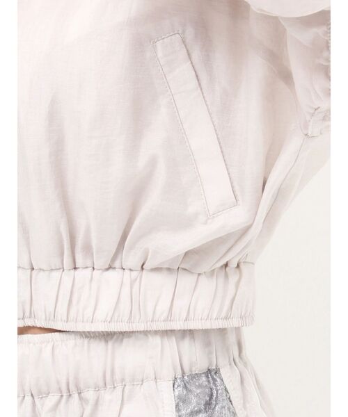 GYDA（ジェイダ）の「sacred edge cross shinyショートブルゾン（ブルゾン・レディース・パープル/ブラック/アイボリー・FREE）」の15枚目の写真