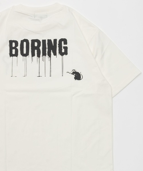 BRANDALISED（ブランダライズド）の「Love Rat / S/S Tシャツ（Tシャツ/カットソー・メンズ・ブラック/アイボリー・M/L/XL）」の2枚目の写真
