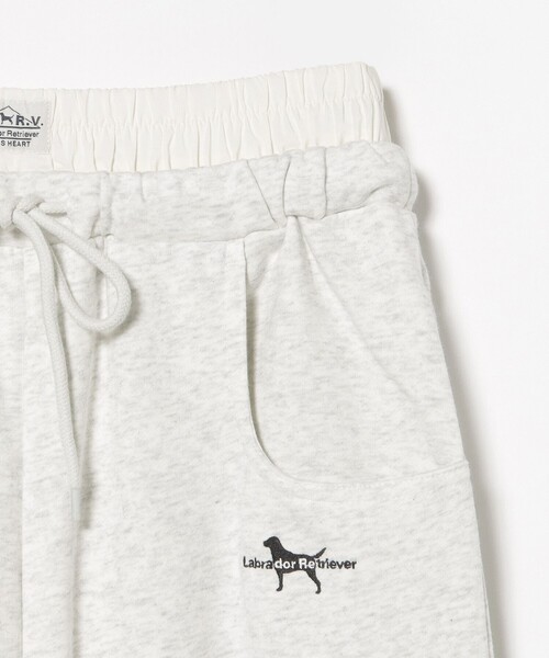 BEAMS HEART(ビームスハート)の「【EXCLUSIVE】Labrador Retriever / スウェット パンツ(スウェットパンツ・レディース・ホワイト系その他5/ブラック・FREE)」の7枚目の写真
