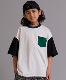 PAIRMANON STREET | 【90-160cm】【綿100%】吸水速乾 ポケット半袖T【PAIRMANON STREET】(Tシャツ/カットソー)