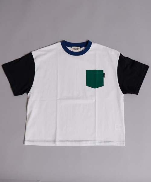 PAIRMANON STREET(ペアマノンストリート)の「【90-160cm】【綿100%】吸水速乾 ポケット半袖T【PAIRMANON STREET】(Tシャツ/カットソー・キッズ・ホワイト系その他/ベージュ系その他/グリーン/ブラック/ピンク系その他/オフホワイト・100/110/120/130/140/150/160/90)」の17枚目の写真