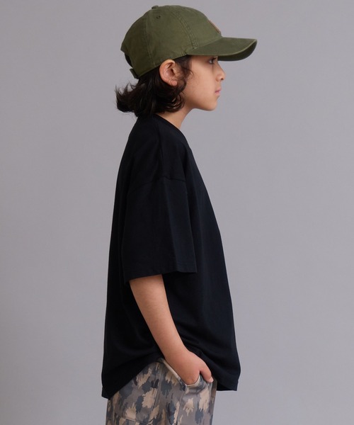 PAIRMANON STREET(ペアマノンストリート)の「【90-160cm】【綿100%】吸水速乾 ポケット半袖T【PAIRMANON STREET】(Tシャツ/カットソー・キッズ・ホワイト系その他/ベージュ系その他/グリーン/ブラック/ピンク系その他/オフホワイト・100/110/120/130/140/150/160/90)」の11枚目の写真