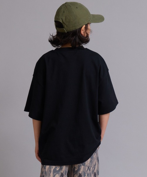 PAIRMANON STREET(ペアマノンストリート)の「【90-160cm】【綿100%】吸水速乾 ポケット半袖T【PAIRMANON STREET】(Tシャツ/カットソー・キッズ・ホワイト系その他/ベージュ系その他/グリーン/ブラック/ピンク系その他/オフホワイト・100/110/120/130/140/150/160/90)」の12枚目の写真