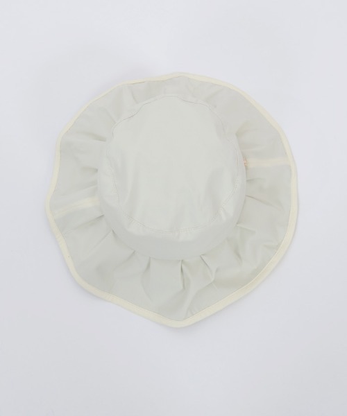 axes femme（アクシーズファム）の「フリル風ブリムＵＶハット（ハット・レディース・ブラック/キナリ・FREE）」の8枚目の写真