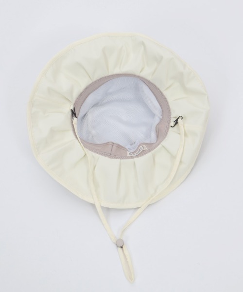 axes femme（アクシーズファム）の「フリル風ブリムＵＶハット（ハット・レディース・ブラック/キナリ・FREE）」の9枚目の写真