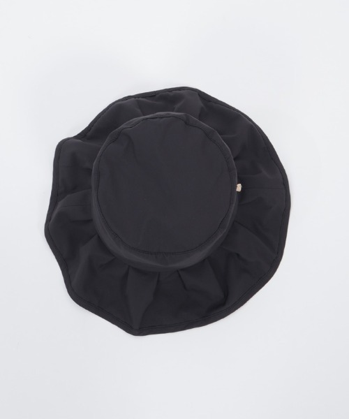 axes femme（アクシーズファム）の「フリル風ブリムＵＶハット（ハット・レディース・ブラック/キナリ・FREE）」の18枚目の写真
