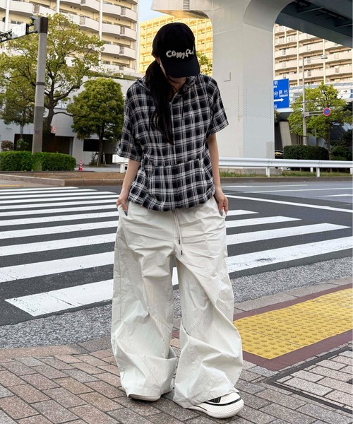 sedacle(セダクル)の「チェックシアージップパーカー(パーカー・メンズ・ブラック/ネイビー・SMALL/MEDIUM/LARGE)」の11枚目の写真