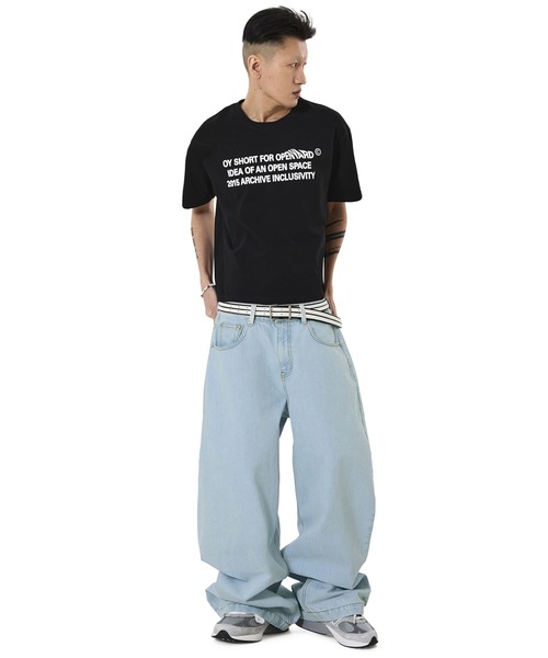 OY/オーワイ』ARCHIVE TEXT CROP TEE /アーカイブテキストクロップ T