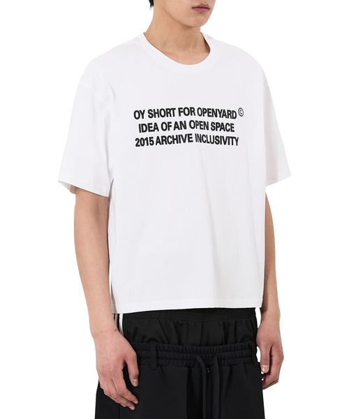 OY/オーワイ』ARCHIVE TEXT CROP TEE /アーカイブテキストクロップ T