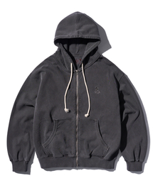 AECA（エイカ）の「EVERYDAY AECA CLOVER ZIP UP HOODIE-WASHED CHARCOAL（パーカー）」