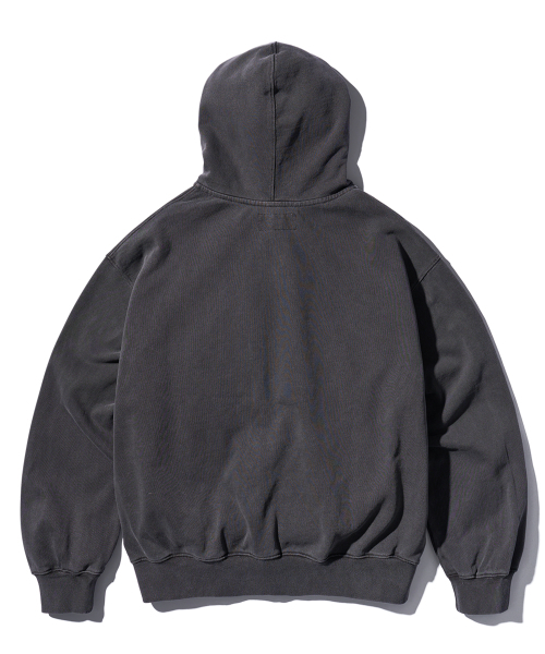 AECA(エイカ)の「EVERYDAY AECA CLOVER ZIP UP HOODIE-WASHED CHARCOAL(パーカー・メンズ・その他・MEDIUM/LARGE/X-LARGE/W)」の2枚目の写真