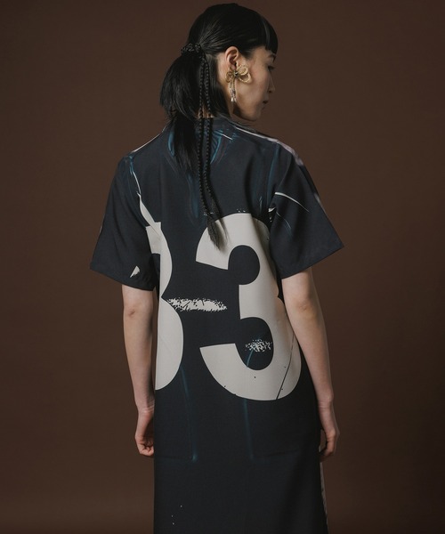 NON TOKYO(ノントーキョー)の「DIRECT PRINT PULLOVER H/S OP(ワンピース・レディース・カラフル/ホワイト×ブラック・FREE)」の8枚目の写真