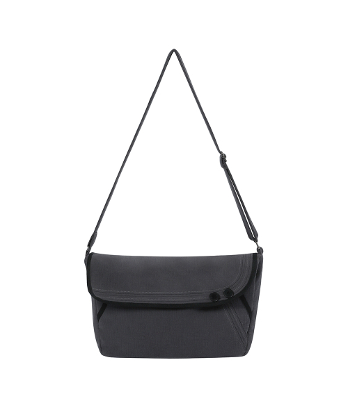 Stitch folding cross bag CHARCOAL