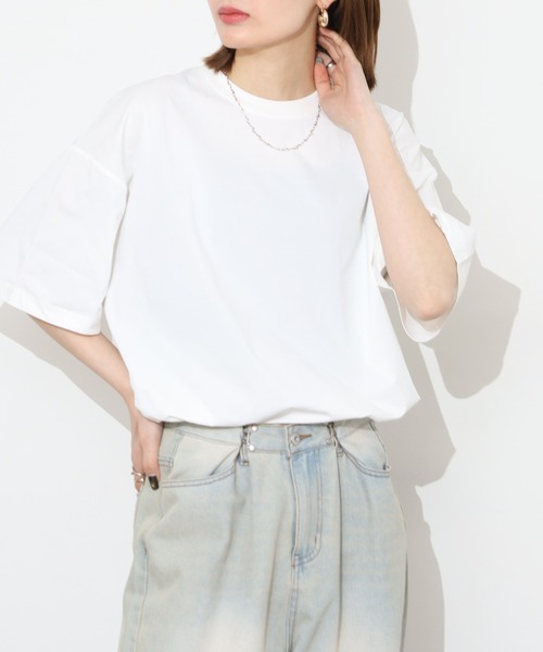 FUNALIVE(ファンアライブ)の「マルチファンクションBIG T 半袖(Tシャツ/カットソー・メンズ・ベージュ/ブラック/カーキ/チャコール/オフホワイト・M/XL/L)」の20枚目の写真