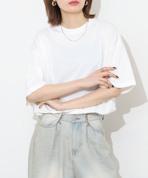FUNALIVE(ファンアライブ)の「マルチファンクションBIG T 半袖(Tシャツ/カットソー・メンズ・ベージュ/ブラック/カーキ/チャコール/オフホワイト・M/XL/L)」の21枚目の写真