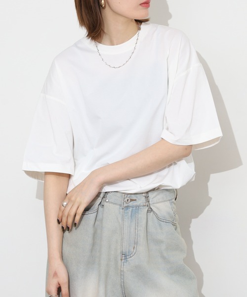 FUNALIVE(ファンアライブ)の「マルチファンクションBIG T 半袖(Tシャツ/カットソー・メンズ・ベージュ/ブラック/カーキ/チャコール/オフホワイト・M/XL/L)」の22枚目の写真