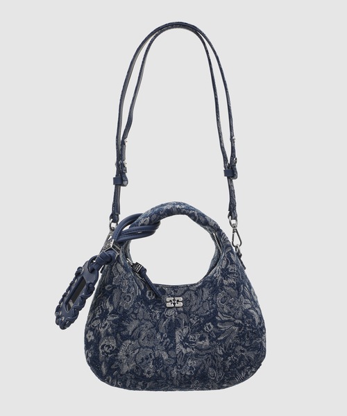 GANNI(ガニー)の「Hobo Mini Tapestry Denim(ハンドバッグ・レディース・ブルー系その他・ONE SIZE)」の1枚目の写真