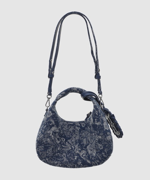 GANNI(ガニー)の「Hobo Mini Tapestry Denim(ハンドバッグ・レディース・ブルー系その他・ONE SIZE)」の2枚目の写真