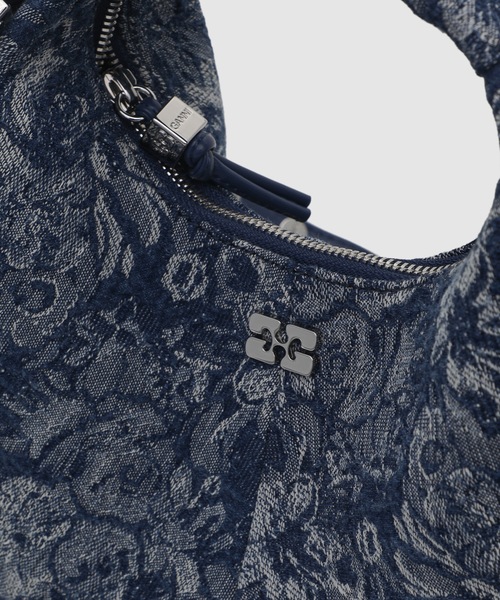 GANNI(ガニー)の「Hobo Mini Tapestry Denim(ハンドバッグ・レディース・ブルー系その他・ONE SIZE)」の4枚目の写真