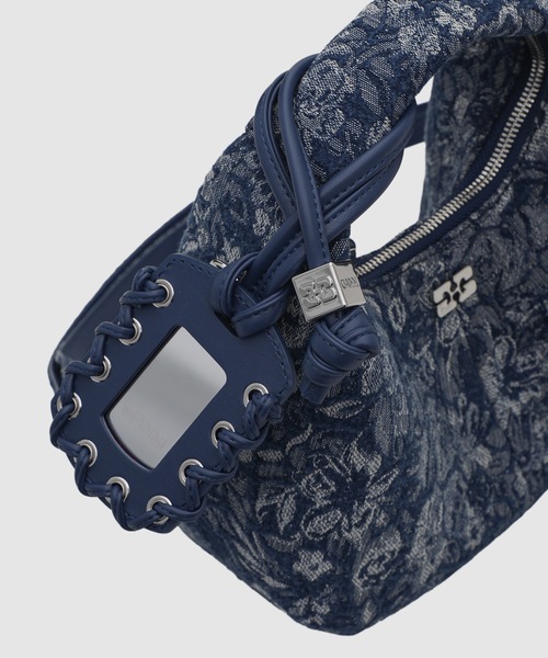 GANNI(ガニー)の「Hobo Mini Tapestry Denim(ハンドバッグ・レディース・ブルー系その他・ONE SIZE)」の5枚目の写真