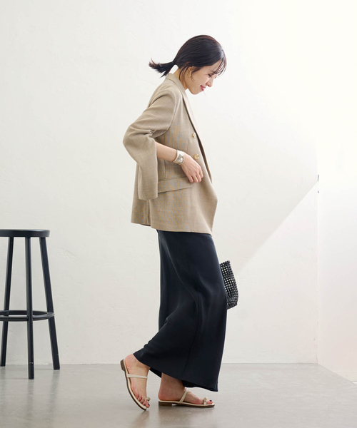 LE TALON(ルタロン)の「ストーンサムリングサンダル(サンダル・レディース・ベージュ/アイボリー・X-SMALL/SMALL/MEDIUM/LARGE/X-LARGE)」の10枚目の写真