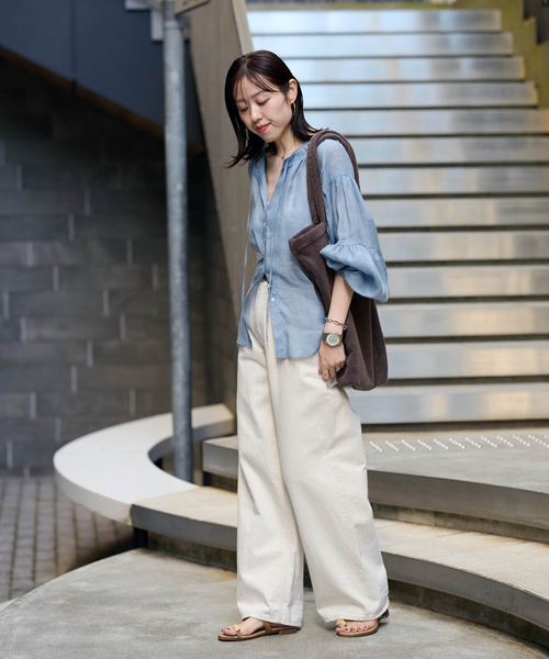 LE TALON(ルタロン)の「ストーンサムリングサンダル(サンダル・レディース・ベージュ/アイボリー・X-SMALL/SMALL/MEDIUM/LARGE/X-LARGE)」の21枚目の写真