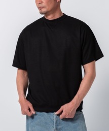 (SA) ワッフル ワイド 無地 半袖 Tシャツ