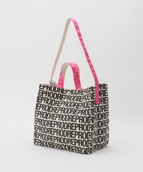 RePRODUCTION LABEL(リプロダクションレーベル)の「【RePRODUCTION LABEL / リプロダクションレーベル】2WAYロゴトートバッグ(トートバッグ・レディース・カーキ/ブラック・FREE)」の3枚目の写真