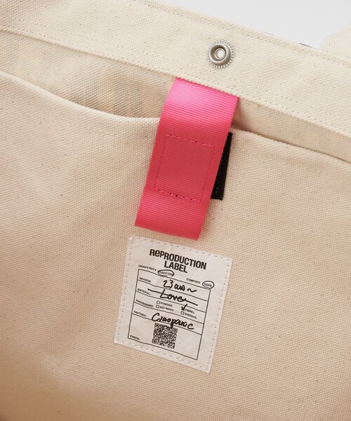 RePRODUCTION LABEL(リプロダクションレーベル)の「【RePRODUCTION LABEL / リプロダクションレーベル】2WAYロゴトートバッグ(トートバッグ・レディース・カーキ/ブラック・FREE)」の7枚目の写真