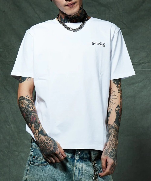 A'GEM/9 × .kom 『SUPPLIER/サプライヤー』 Cross Tee/クロスTシャツ