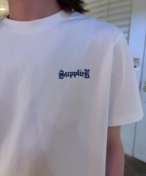 A'GEM/9 × .kom 『SUPPLIER/サプライヤー』 Cross Tee/クロスTシャツ