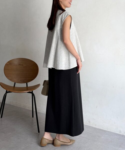 Chez toi(シェトワ)の「【ITAMI企画】ツイードベスト×ノースリワンピース(ワンピース・レディース・ホワイト・LARGE/MEDIUM/SMALL)」の15枚目の写真