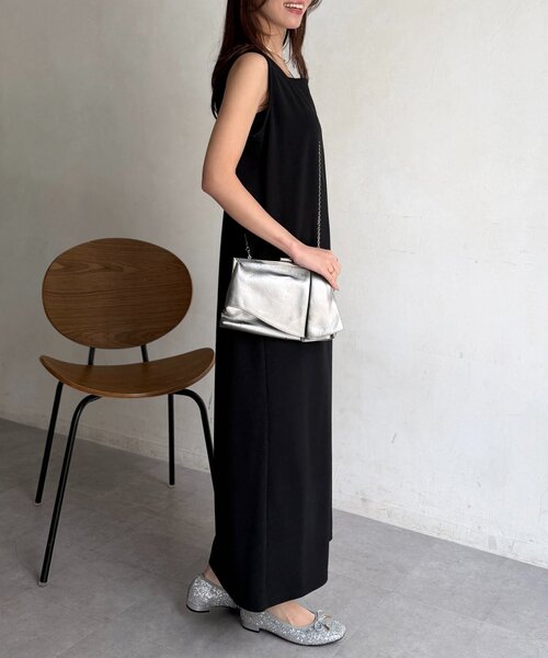 Chez toi(シェトワ)の「【ITAMI企画】ツイードベスト×ノースリワンピース(ワンピース・レディース・ホワイト・LARGE/MEDIUM/SMALL)」の18枚目の写真