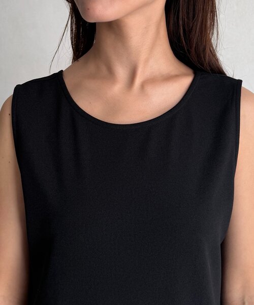 Chez toi(シェトワ)の「【ITAMI企画】ツイードベスト×ノースリワンピース(ワンピース・レディース・ホワイト・LARGE/MEDIUM/SMALL)」の2枚目の写真