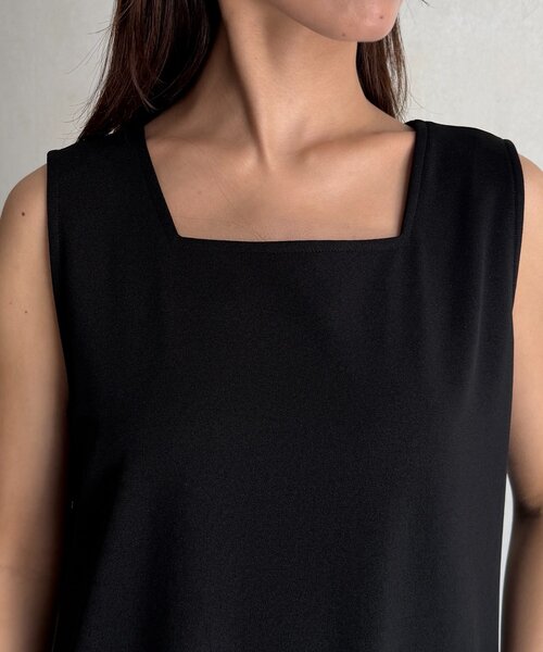 Chez toi(シェトワ)の「【ITAMI企画】ツイードベスト×ノースリワンピース(ワンピース・レディース・ホワイト・LARGE/MEDIUM/SMALL)」の3枚目の写真