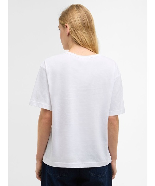 Barbour(バブアー)の「OrlaフロントプリントTシャツ(レディース)(Tシャツ/カットソー・レディース・ピンク/ホワイト・8/10)」の9枚目の写真