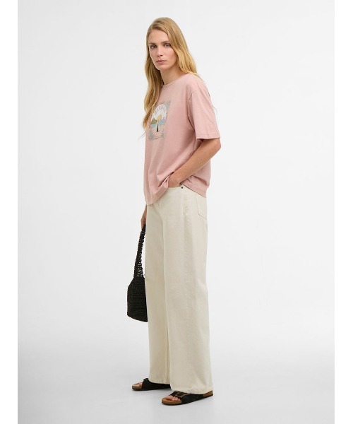 Barbour(バブアー)の「OrlaフロントプリントTシャツ(レディース)(Tシャツ/カットソー・レディース・ピンク/ホワイト・8/10)」の7枚目の写真