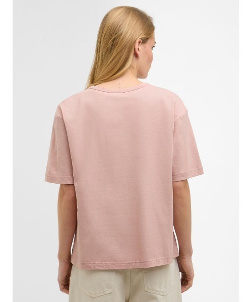 Barbour(バブアー)の「OrlaフロントプリントTシャツ(レディース)(Tシャツ/カットソー・レディース・ピンク/ホワイト・8/10)」の5枚目の写真