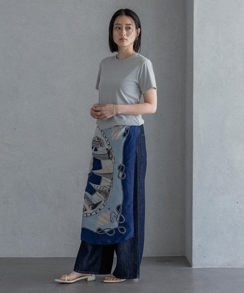 A part by（アパートバイ）の「シルクコンスカーフ２/アソート（バンダナ/スカーフ・レディース・ブルー/ピンク系その他2・FREE）」の11枚目の写真