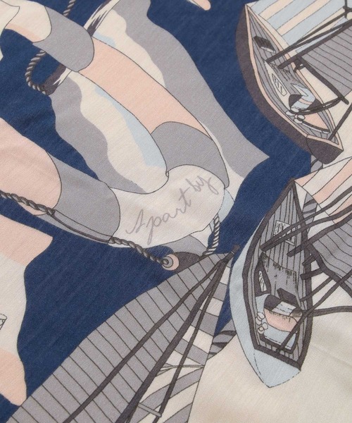 A part by（アパートバイ）の「シルクコンスカーフ２/アソート（バンダナ/スカーフ・レディース・ブルー/ピンク系その他2・FREE）」の17枚目の写真