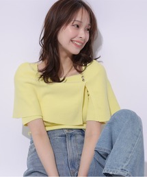 ぽん マイストラーダ 今期からし色ニット ドレープニット | ニット | Mystrada（マイストラーダ） │【公式通販